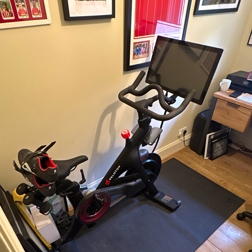 Peloton upright exercise bike - peloton,