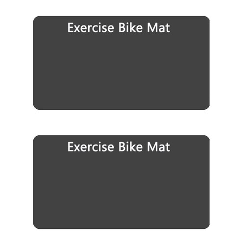 Exercise mat for bike - exercise,