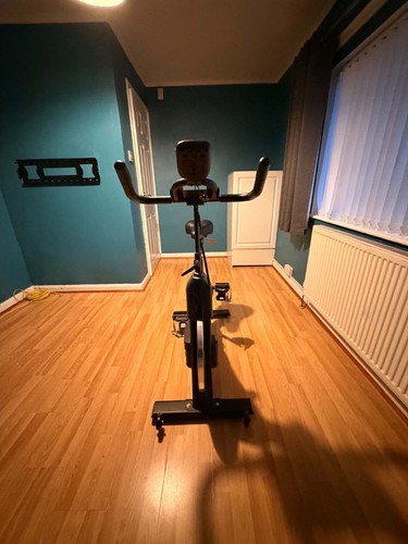Exercise bike with - with, mat