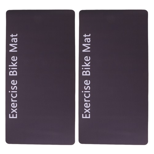 2pcs stationary bike mat non - bike,