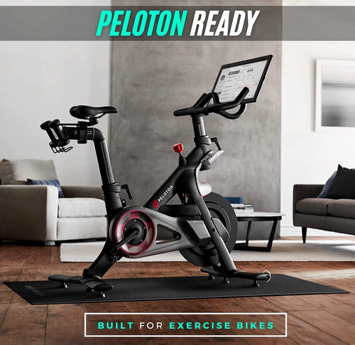 Exercise bike mat stationary - bike,