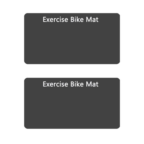 Pieces exercise bike mat - pieces,